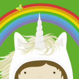 Peek-a-Boo Heroes: Unicorn Art par Yuko Lau