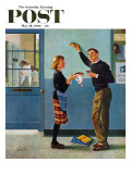 "Cookie Tester," Saturday Evening Post Cover, May 28, 1960 Giclee Print by George Hughes