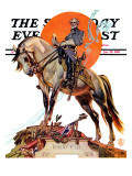 "Robert E. Lee on Traveler," Saturday Evening Post Cover, January 20, 1940 Giclee Print by J.C. Leyendecker