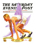 "26th Olympiad," Saturday Evening Post Cover, July/Aug 1996 Giclee Print by J.F. Kernan