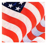 "Old Glory," July 4, 1942 Giclee Print by John Clymer