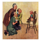 "Baby Picture," February 19, 1949 Giclee Print by Jack Welch