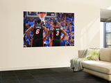 Miami Heat v Dallas Mavericks - Game Five, Dallas, TX -June 9: LeBron James and Dwyane Wade Wall Mural by Jesse D. Garrabrant
