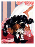 "Butch and the Nylons," February 15, 1947 Giclee Print by Albert Staehle