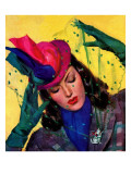 "Cat Pin," October 11, 1941 Giclee Print by John LaGatta