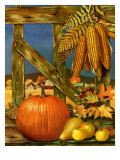 "Fall Harvest," October 27, 1945 Giclee Print by John Atherton