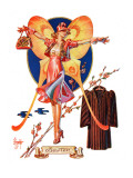 "Easter Fashion," March 23, 1940 Giclee Print by J.C. Leyendecker