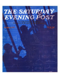 "Machinery of War," Saturday Evening Post Cover, December 13, 1941 Giclee Print by Harold Werneke
