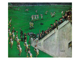 "Baton Twirlers Leave the Field," November 17, 1962 Giclee Print by Thornton Utz