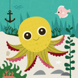 Ocean Friends, Olga Print by Jenn Ski