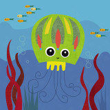Ocean Friends, Jenny Poster von Jenn Ski