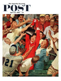 "Grandma Catches Fly-ball," Saturday Evening Post Cover, April 23, 1960 Giclee Print by Richard Sargent