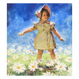 "Daisy Among Daisies," August 21, 1943 Giclee Print by Douglas Crockwell