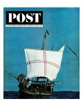 "Nina II," Saturday Evening Post Cover, January 26, 1963 Giclee Print by Larry Fried