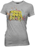 Juniors: School House Rock - Logo with Characters T-shirts