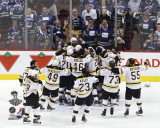 Boston Bruins - Celebration by Goal Photo