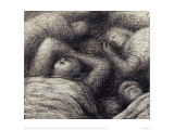Henry Moore - Four Grey Sleepers, 1941 Digitálně vytištěná reprodukce Henry Moore - Four Grey Sleepers, 1941 Digitálně vytištěná reprodukce