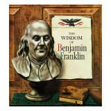 "Benjamin Franklin, bust," January 21, 1961 Giclee Print by John Atherton