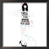 I Will Invent Framed Giclee Print by Manuel Rebollo