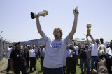 Mavericks Return to Dallas as NBA Champions, DALLAS, TX - June 13: Dirk Nowitzki Photographic Print by Glenn James