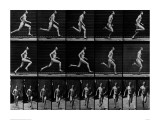 Athlete Running, 1897 Lámina giclée por Eadweard Muybridge
