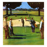 "Sand Trap," July 3, 1948 Giclee Print by John Falter