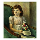 "Portrait of Little Girl," May 5, 1945 Giclee Print by Alexander Brook