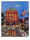 "Independence Parade," July 7, 1945 Giclee Print by John Falter