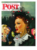"War Widow," Saturday Evening Post Cover, May 1, 1943 Giclee Print by Alex Ross