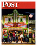 "Cactus Theater," Saturday Evening Post Cover, September 18, 1948 Giclee Print by John Falter