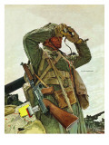 "Tank Patrol," November 6, 1943 Giclee Print by Mead Schaeffer