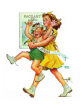 "Spring Pageant," April 12, 1941 Giclee Print by Frances Tipton Hunter