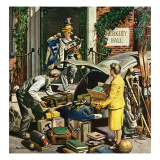 "Returning Home From College," June 5, 1948 Giclee Print by Stevan Dohanos