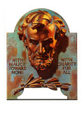 "Re -print of "Bronze Lincoln"," February 1, 1976 Giclee Print by J.C. Leyendecker
