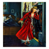 "Hidden Gifts," December 10, 1949 Giclee Print by Constantin Alajalov
