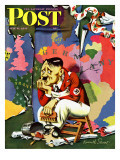 "Hitler as Wallpaperer," Saturday Evening Post Cover, July 31, 1943 Giclee Print by Ken Stuart