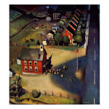 "School's Out," June 9, 1945 Giclee Print by John Falter