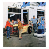 "Gas Money," March 26, 1960 Reproduction procédé giclée par George Hughes