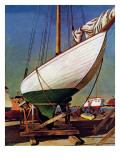"Dry Dock," May 25, 1946 Giclee Print by John Atherton