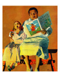 "Jack And The Beanstalk," February 3, 1940 Giclee Print by John Hyde Phillips