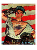 "Tank Tattoo," November 8, 1941 Giclee Print by Howard Scott