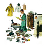 "Checklist for Summer Camp," June 24, 1961 Reproduction procédé giclée par Ben Kimberly Prins