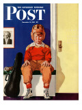 "Musical Sport," Saturday Evening Post Cover, November 14, 1942 Giclee Print by Lonie Bee