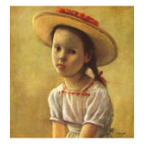 "Portrait of a Little Girl," September 13, 1947 Giclee Print by Alexander Brook
