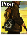 "Pocket Pal," Saturday Evening Post Cover, November 17, 1945 Giclee Print by Albert Staehle