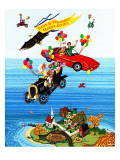 "Flying Cars," November 1, 1983 Giclee Print by Ann Thompson