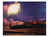 "Kremlin Fireworks," November 4, 1967 Giclee Print by John Launois