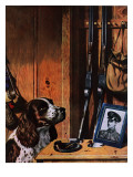 "Patient Dog," December 12, 1942 Giclee Print by John Atherton