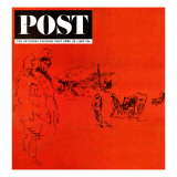 "Armageddon," Saturday Evening Post Cover, April 20, 1963 Reproduction procédé giclée par Feliks Topolski