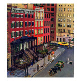 "Gramercy Park," March 25, 1944 Giclee Print by John Falter